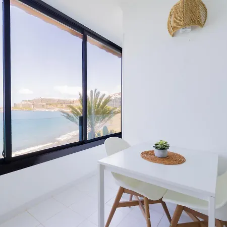 Donana Beachfront Ocean View Sunset Balcony Διαμέρισμα Patalavaca
